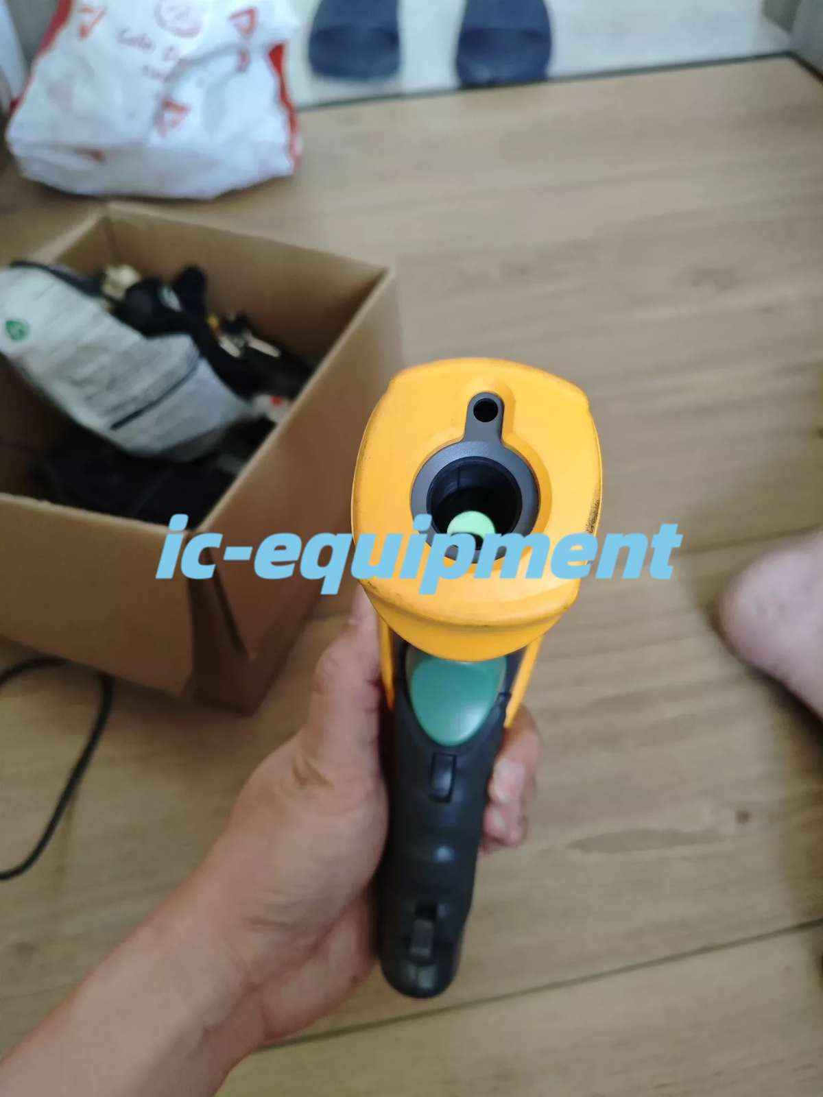 1 PCS Fluke 568 Yellow/Black Digital Infrared Corded Electric Thermometer Gun#ic