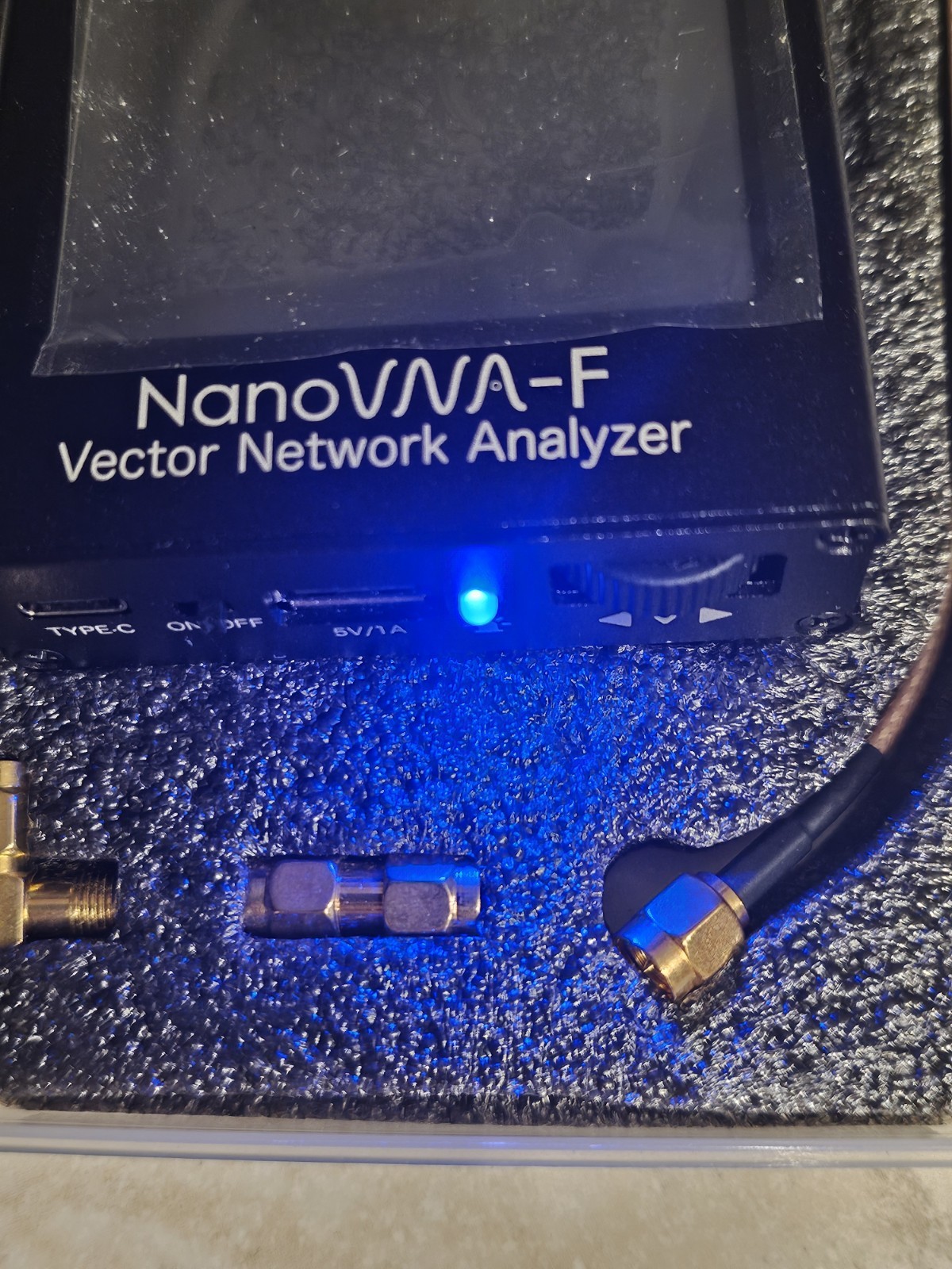 NanoVNA-F Vector Network Antenna Analyzer 10K-1500MHz 4.3″ TouchScreen W/ Button