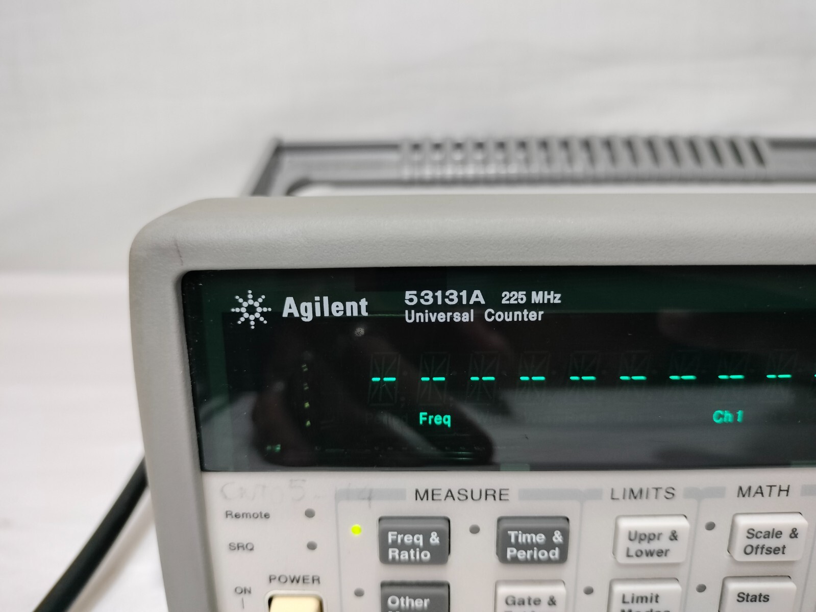 HP Agilent 53131A 225 MHz Universal Counter 170 VA Max S/N: MY40014345