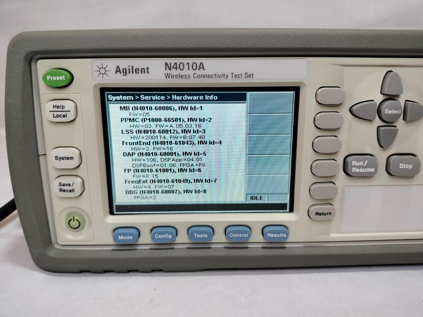 HP Agilent N4010A Wireless Connectivity S/N:GB46170559 Made in Malaysia