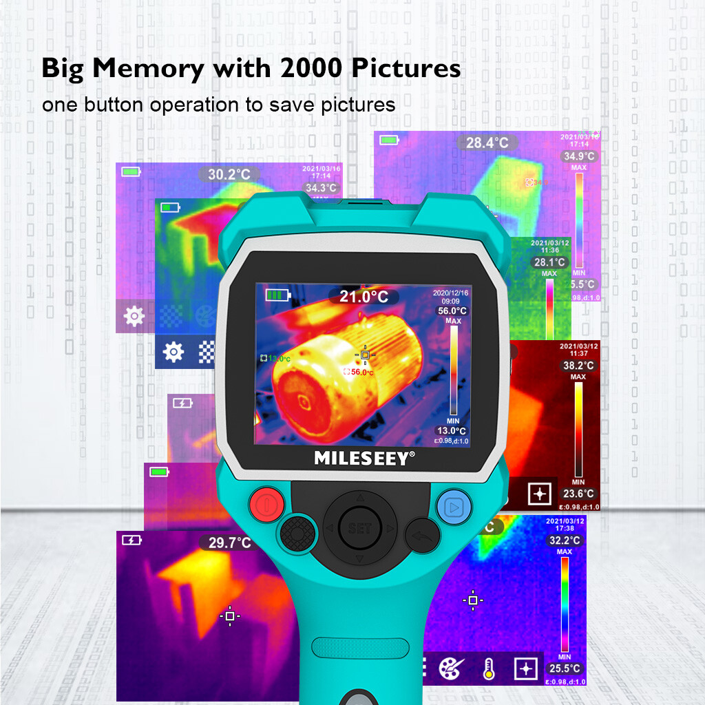 Mileseey Handheld Thermal Imager IR Infrared Imaging Camera With 3.5″ LCD Screen