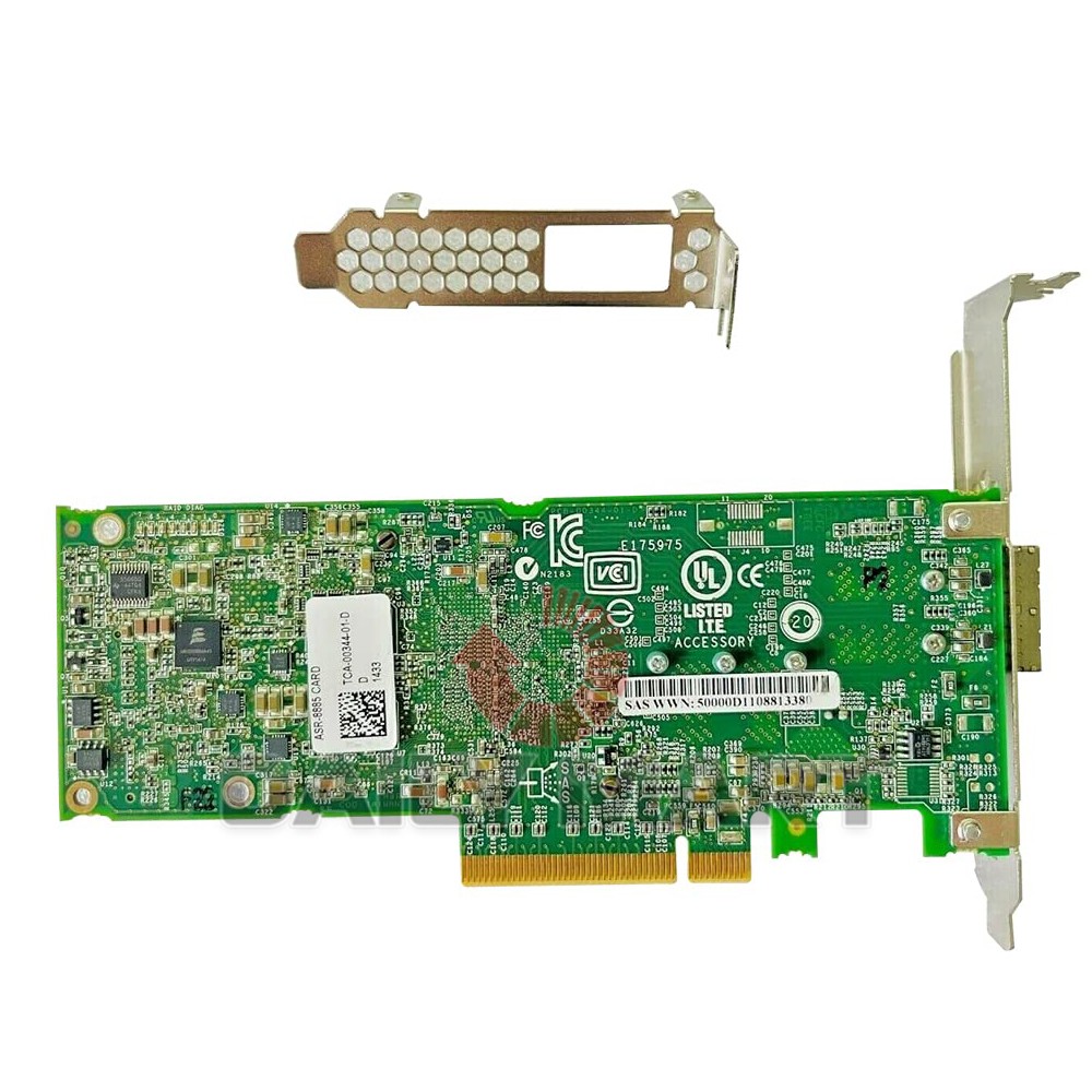 New In Box ADAPTEC RAID 8885 12Gb SAS Controller ASR-8885 +AFM-700 BBU