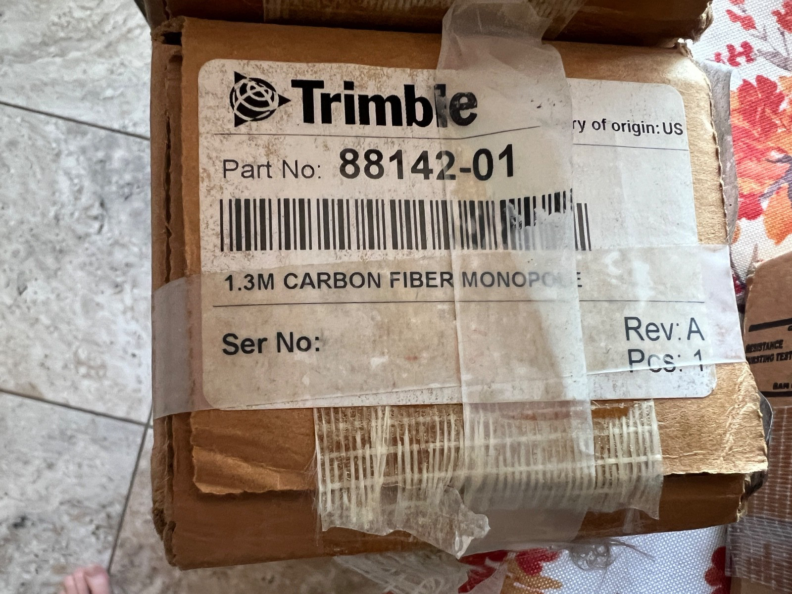 New in box (12/ 2014) Trimble Geo 7X – rangefinder, car charger, monopole, more!