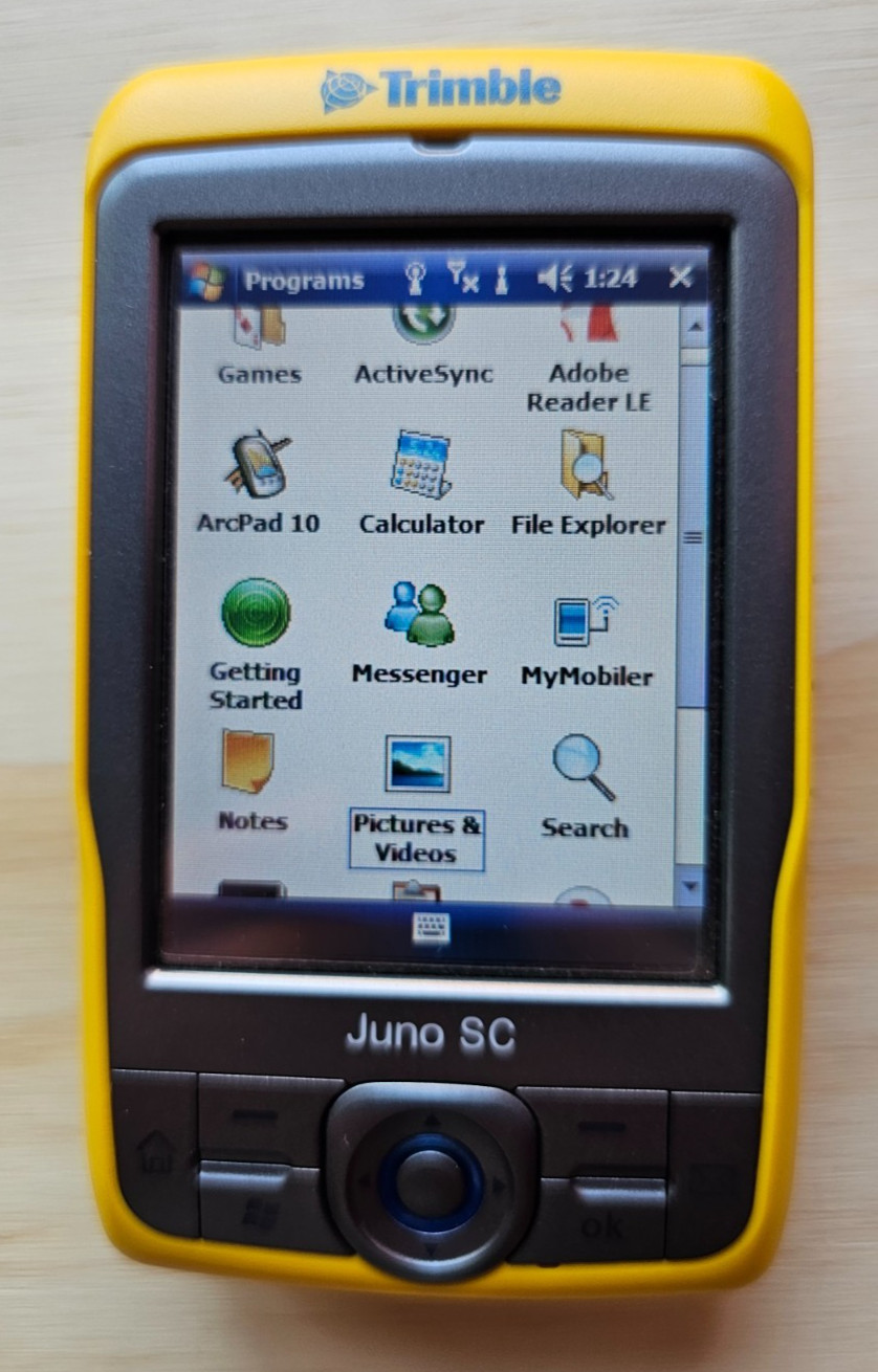 Trimble Juno SC Handheld GPS ArcPad Activated 3.5G Mapping Data Collector