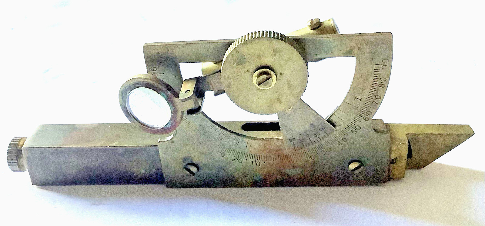 Antique CLINOMETER Surveyor Tool Brass Ross London1 1900’s