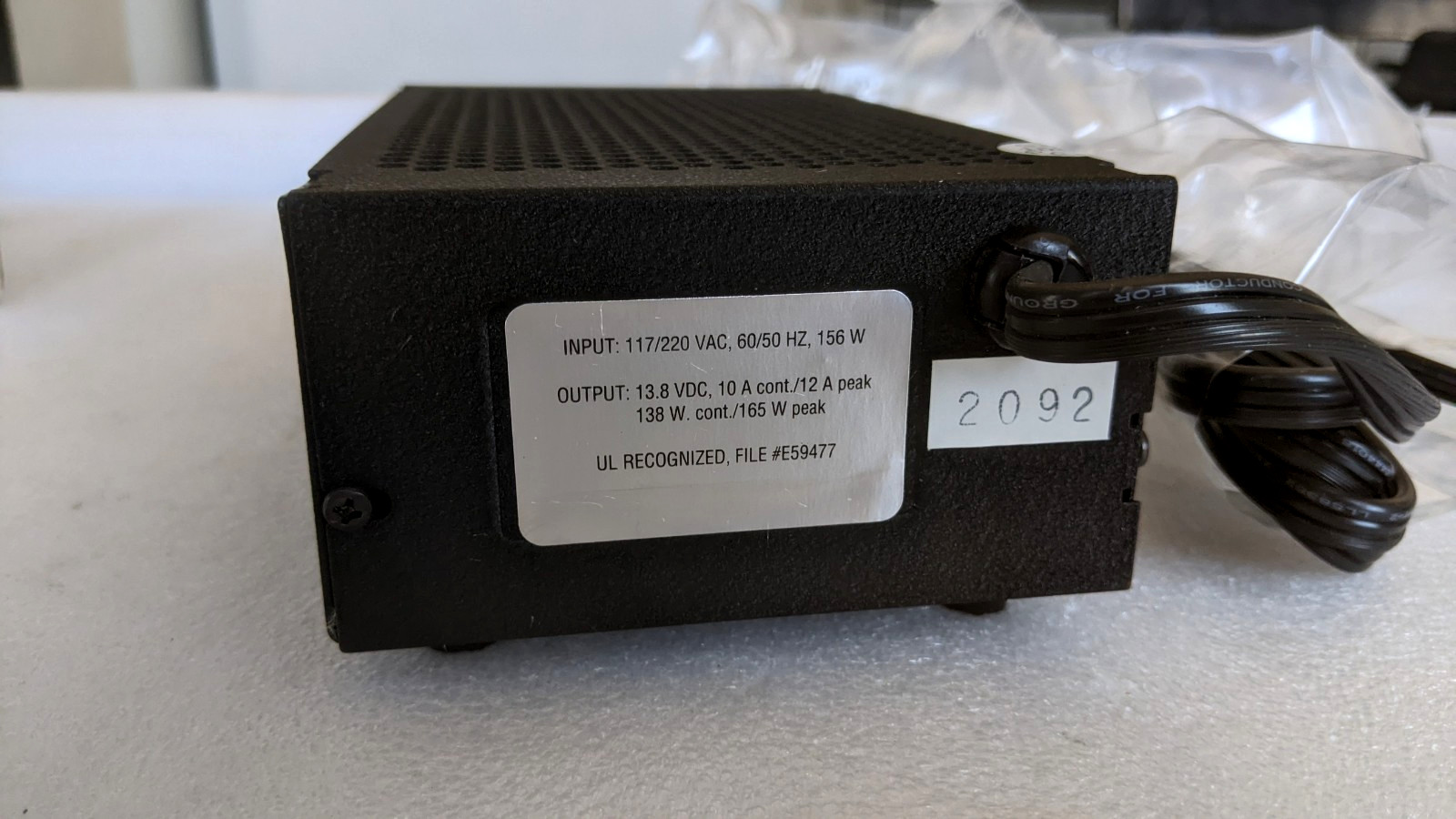 Victor IQ-Power-1 Regulated Switching 12 Amp Power Supply #DSP-1012 – New in Box