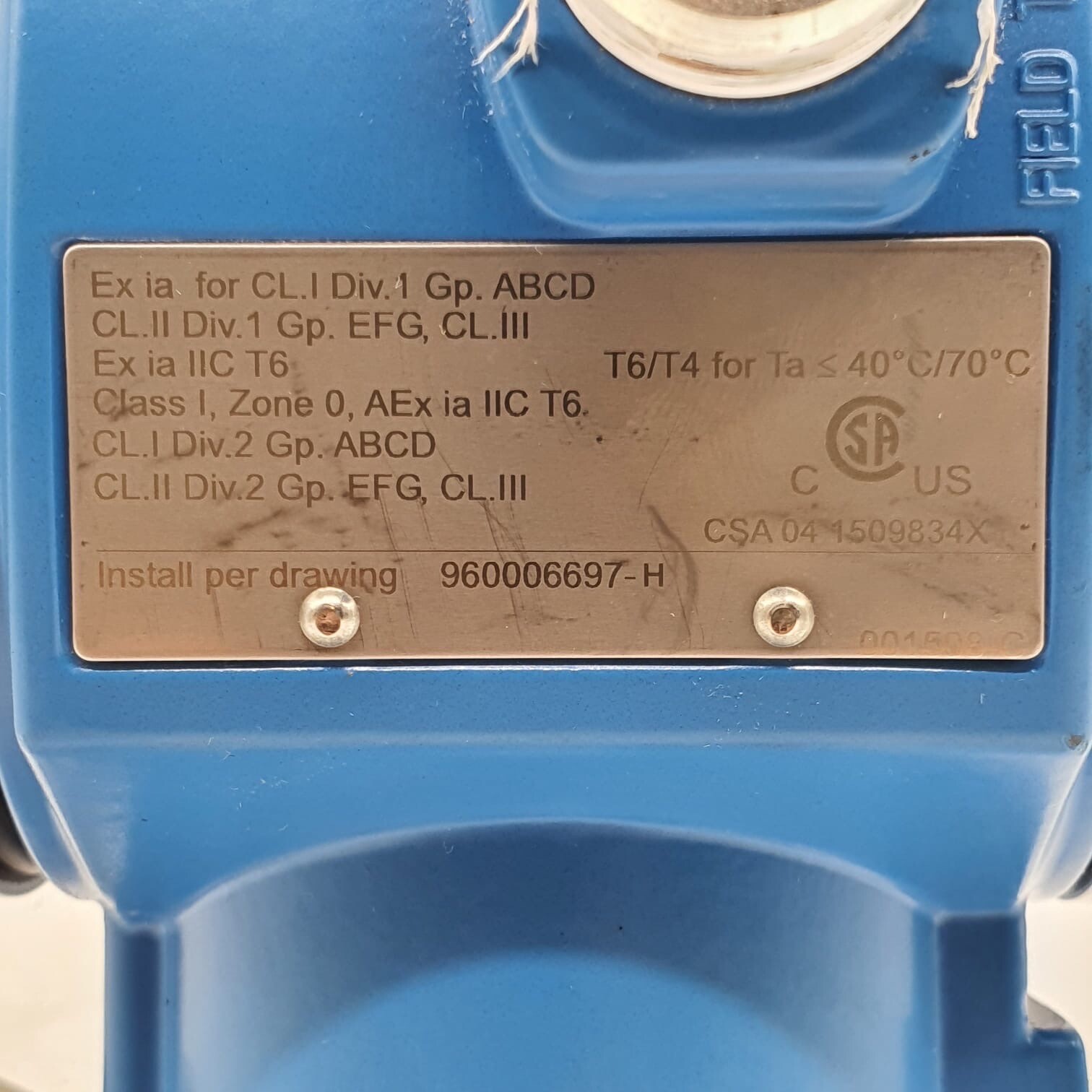 ENDRESS HAUSER DELTABAR S ORDER CODE PMD75-PF94/139 UNUSED LOCATED IN MEXICO