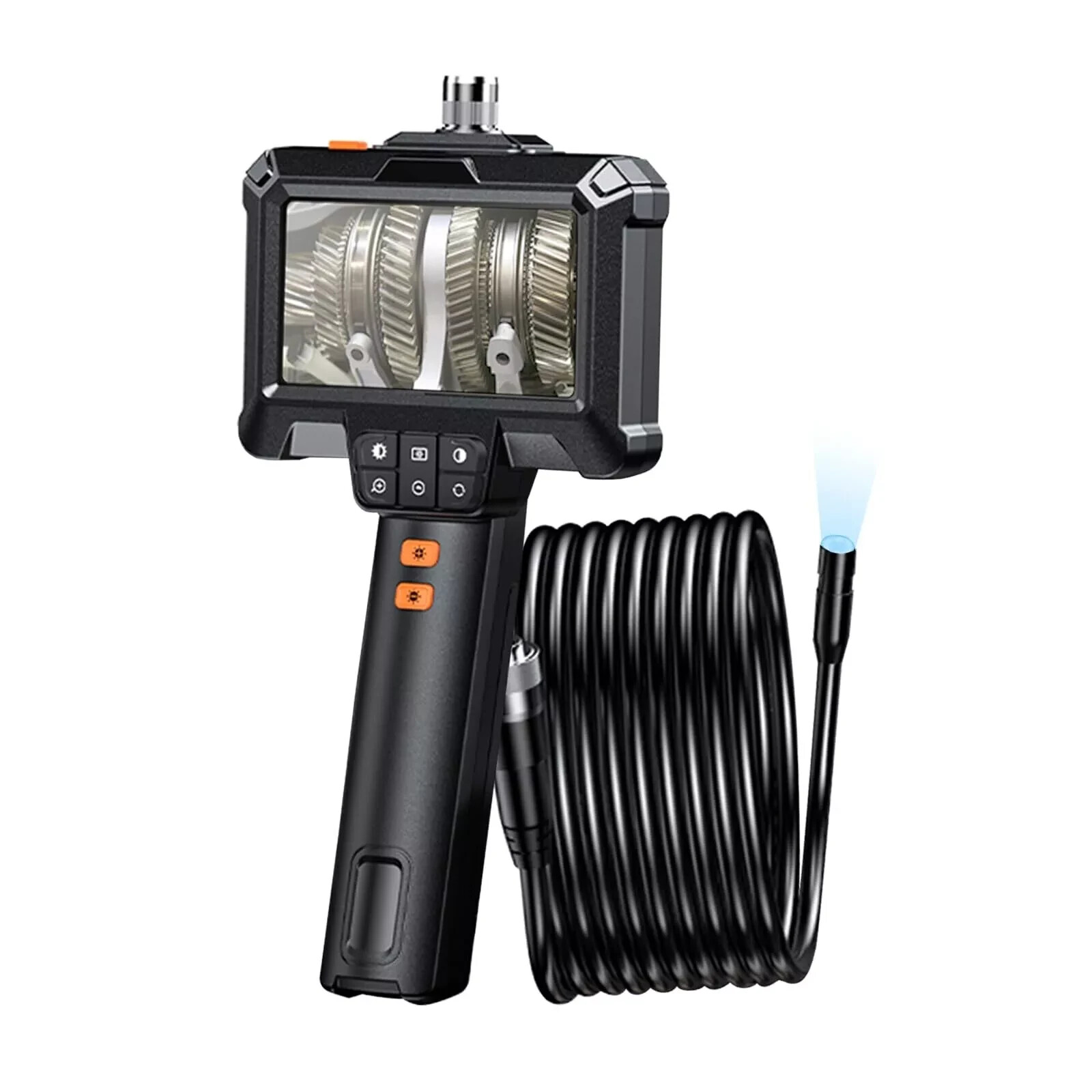 4.3″ IPS 1080P HD Screen Handheld Industrial 5m Endoscope Camera Pipe Waterproof