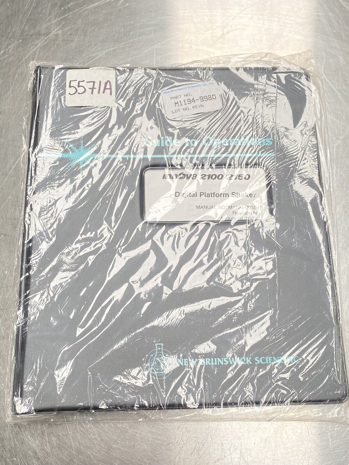 New Brunswick Scientific Innova 2100 2150 Shaker- Manual / Users Guide / Book