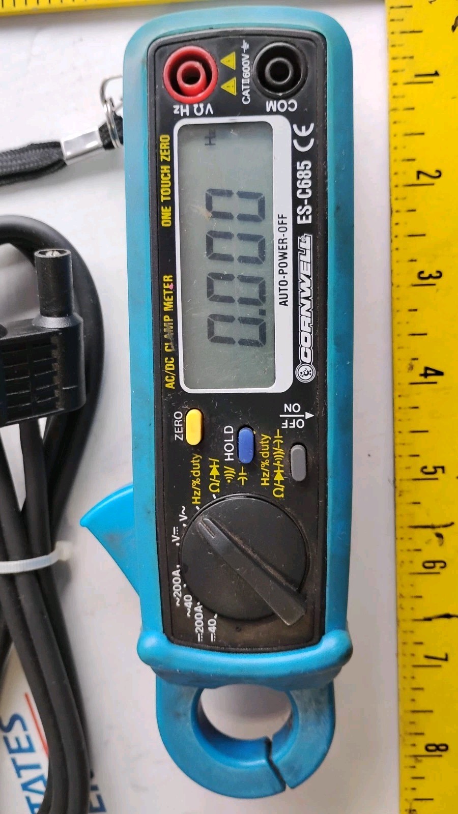 Blue Power Cornwell Ac/DC Clamp Meter ES-C685 AUTOMOTIVE AIRCRAFT TESTED GOOD