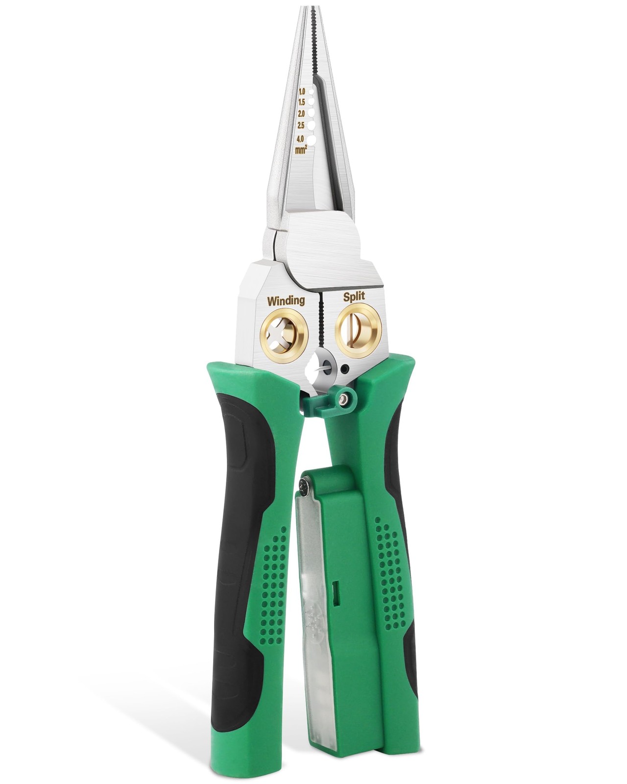 FAITIO 8 In 1 Wire Stripper with Voltage Tester, Strippers/Crimper Green