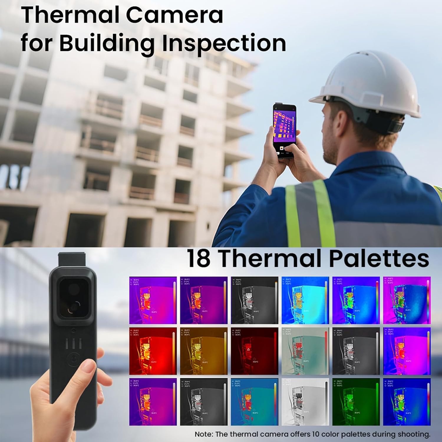 Super Resolution 512×384 Infrared Thermal Camera Android & iOS Imager Camera