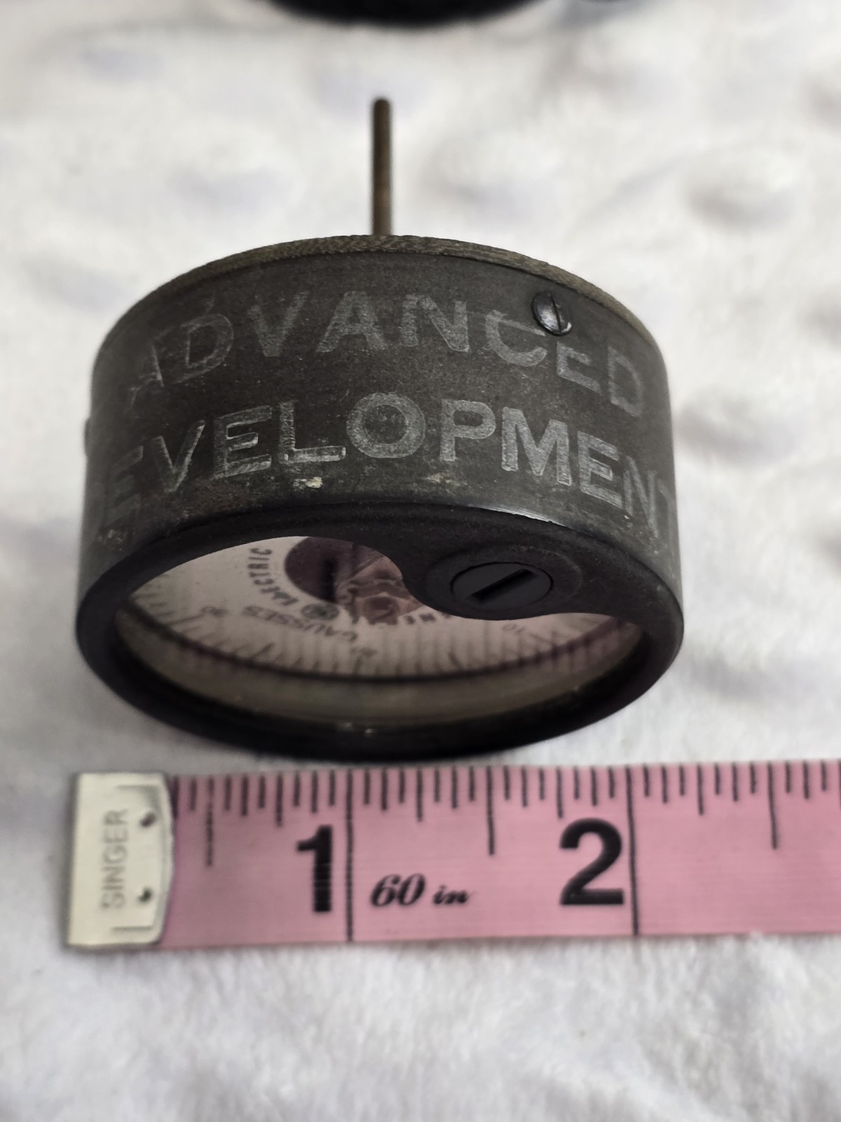 Vintage General Electric Gauss Meter Kit Advanced Development Case Magnet Lab 50