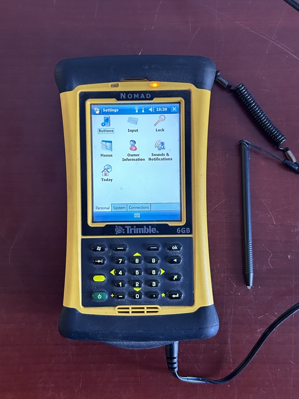 Trimple Nomad 6GB Rugged Handheld Data Collector w/ Programs Office Arc + Power