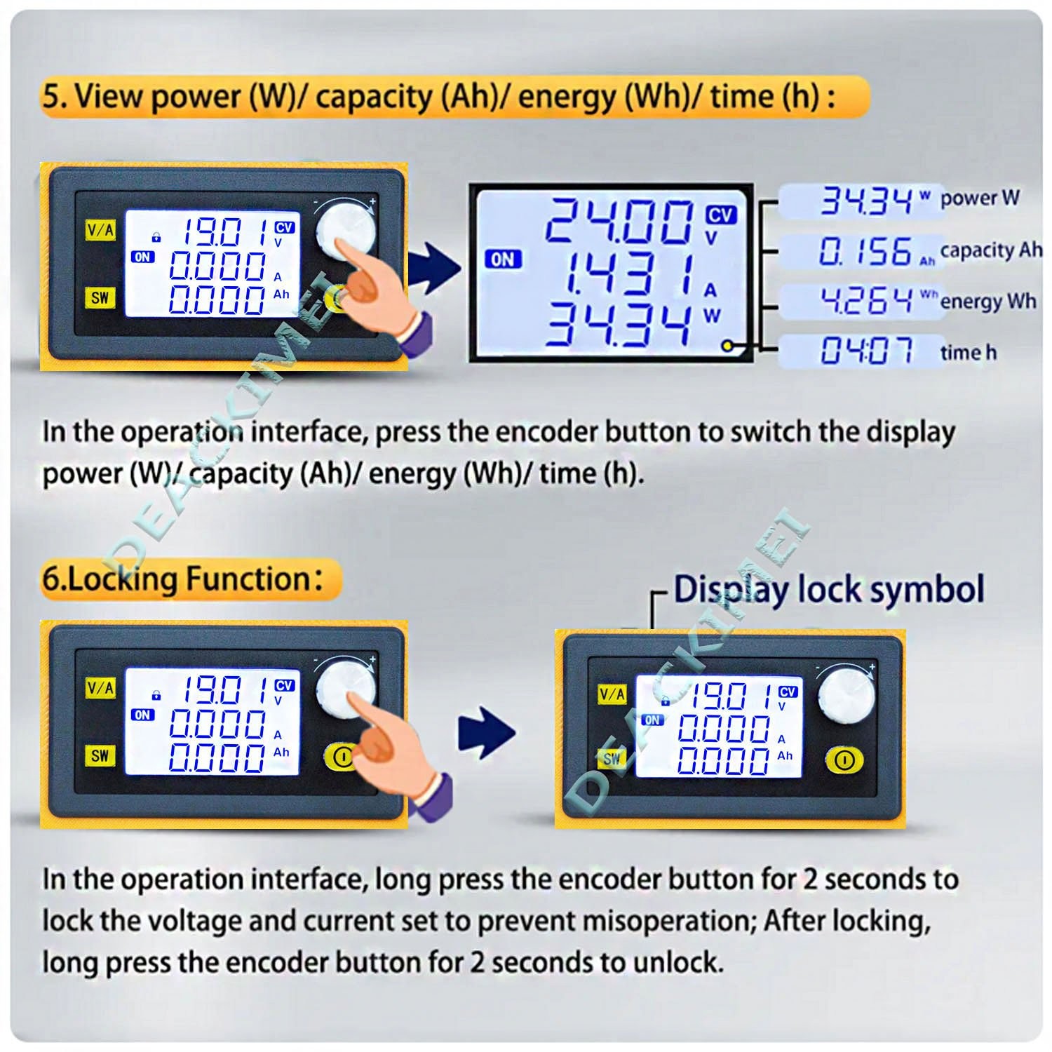 Portable Adjustable Power Voltage Supply To For Bauer DC 20V Li-Ion Battery