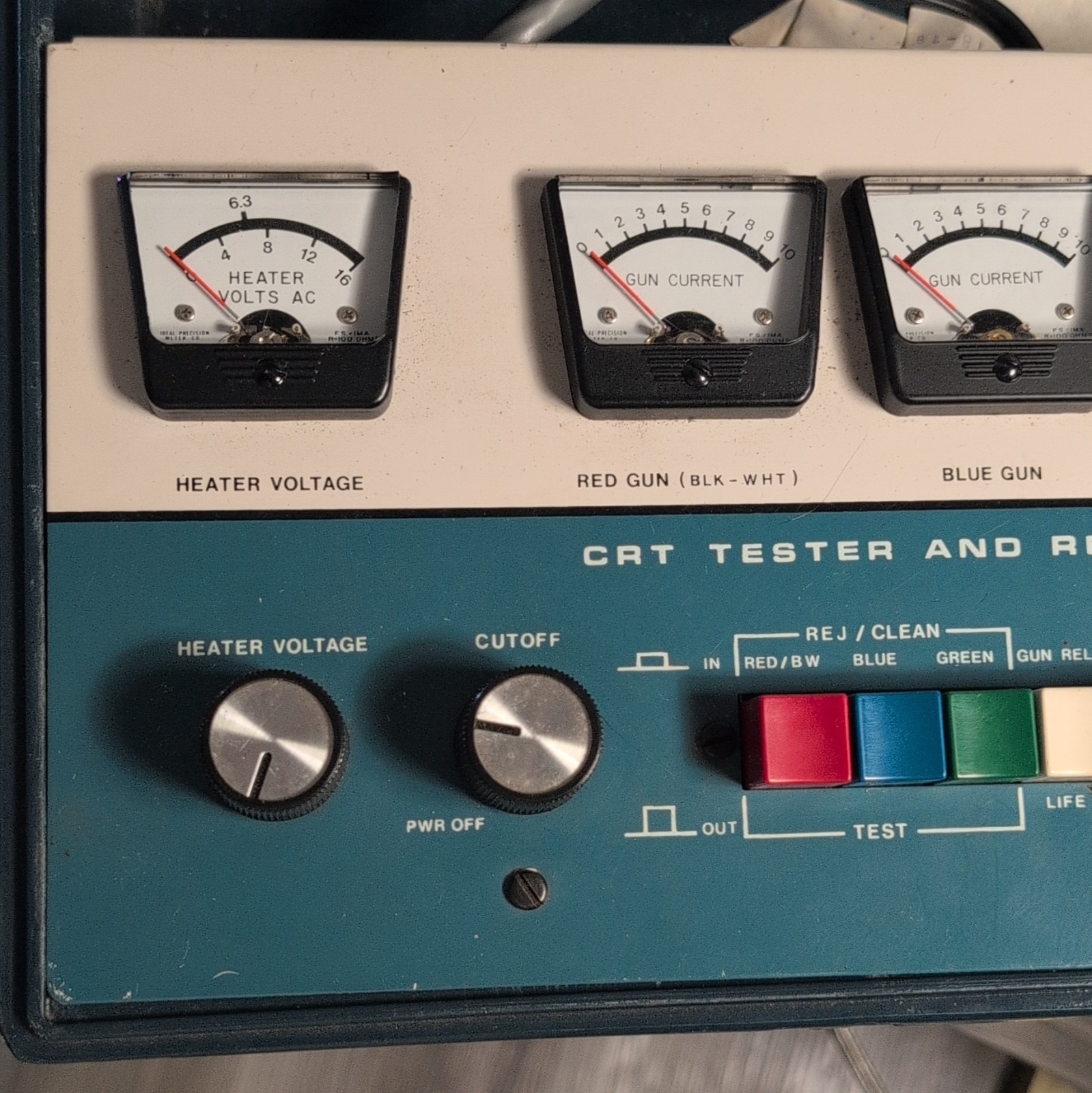 Simpson 390-1332 Analog CRT Tester & Rejuvenator Test Equipment Unit