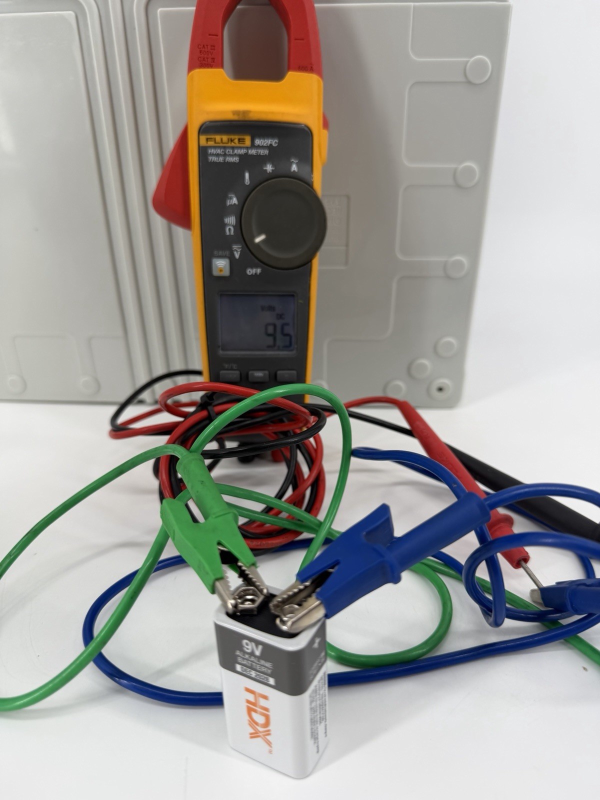 Fluke 902FC True RMS HVAC Clamp Meter TESTED As-Is No Temp Probe Free Shipping