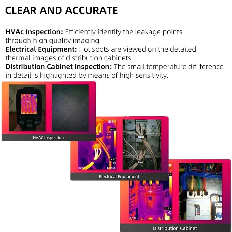 Guide PC230 Thermal Camera Imager 256×192 Infrared Leakage Tracking Inspection