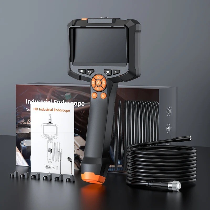 INSKAM 1080P Industrial Endoscope Camera 4.3″ IPS Screen IP67 Borescope