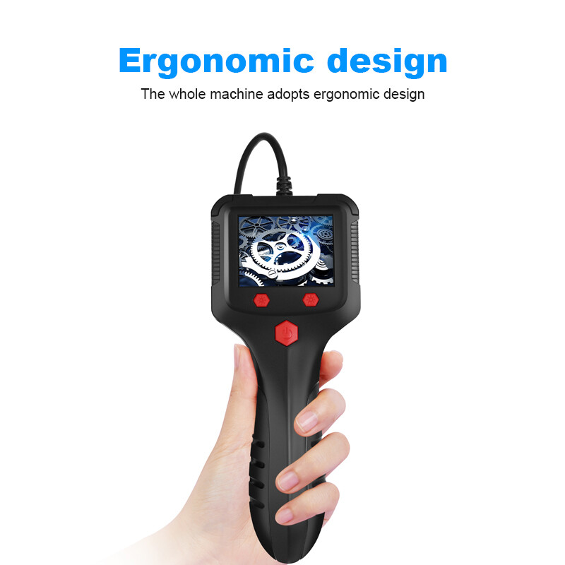 HD 1080P LED Handheld Industrial Endoscope Borescope 8mm Inspection Snake Camera
