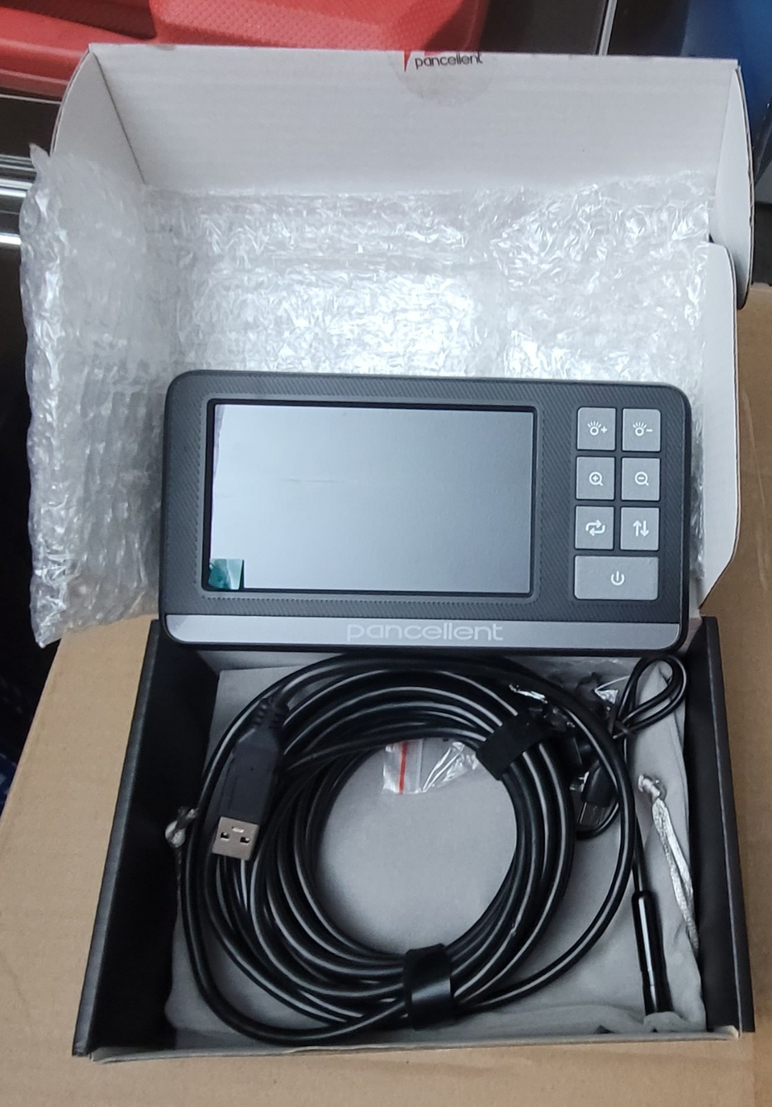 Pancellent Industrial Endoscope 16.5ft Semi-Rigid Cable