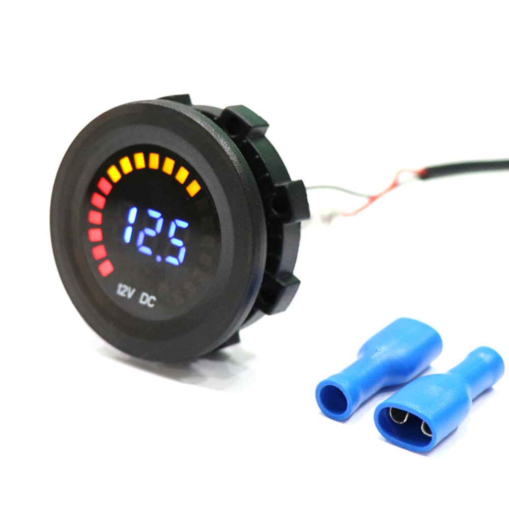 DC12V Color Screen Voltmeter DC LED Digital Display Car Voltage Monitor 5V-36V-