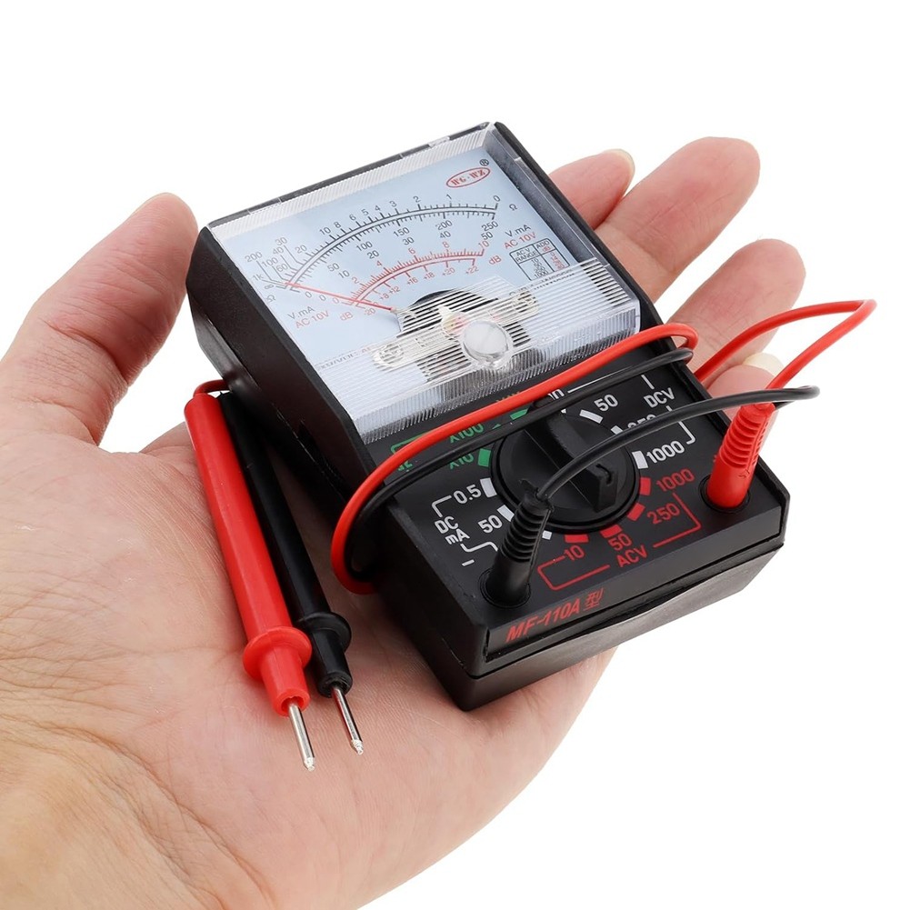 Multimeter, Volt 1000V Voltmeter Volt Ohm Voltage Tester Meter with3744
