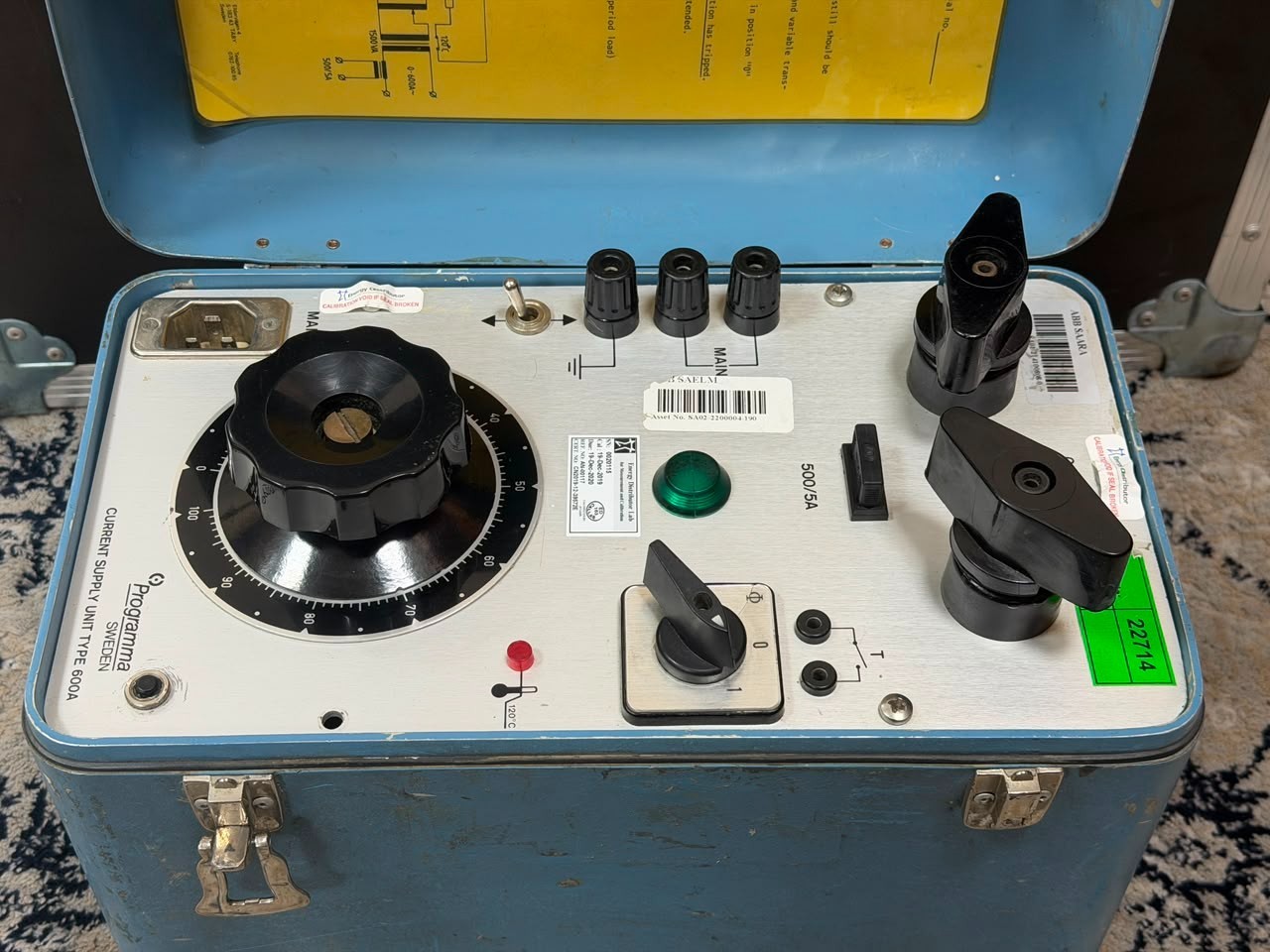 Programma Sweden / Current Supply Unit / Type 600A / CSU600A