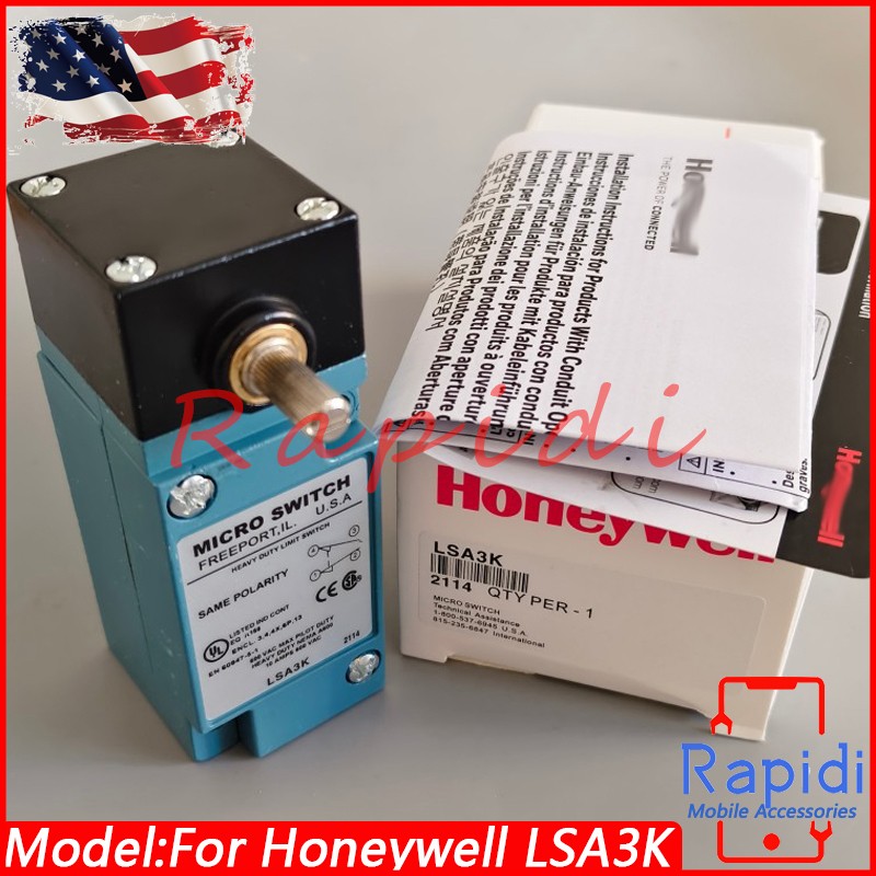 Micro Switch Heavy Duty Limit Switch Rotary Lever For Honeywell LSA3K 10A 600VAC