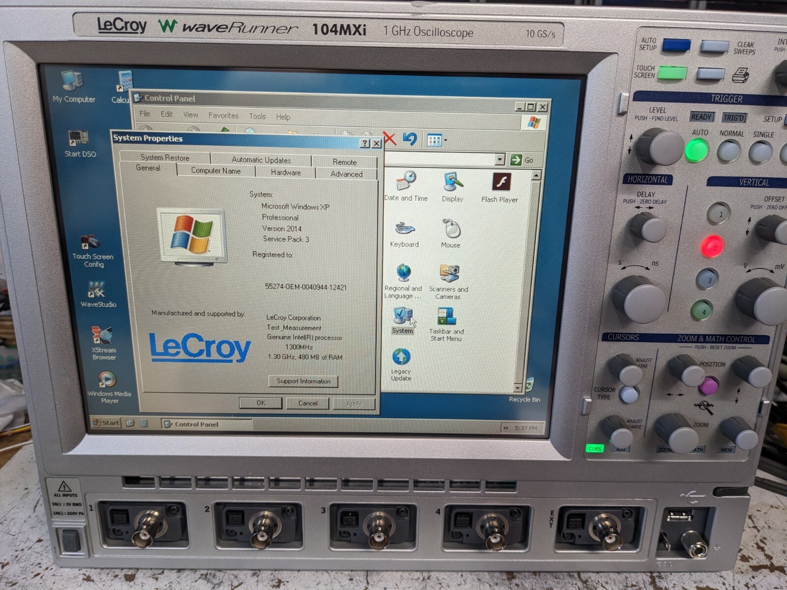 Lecroy 104MXi 1 GHz 4 channel Oscilloscope 2 GHz unlocked and with many options