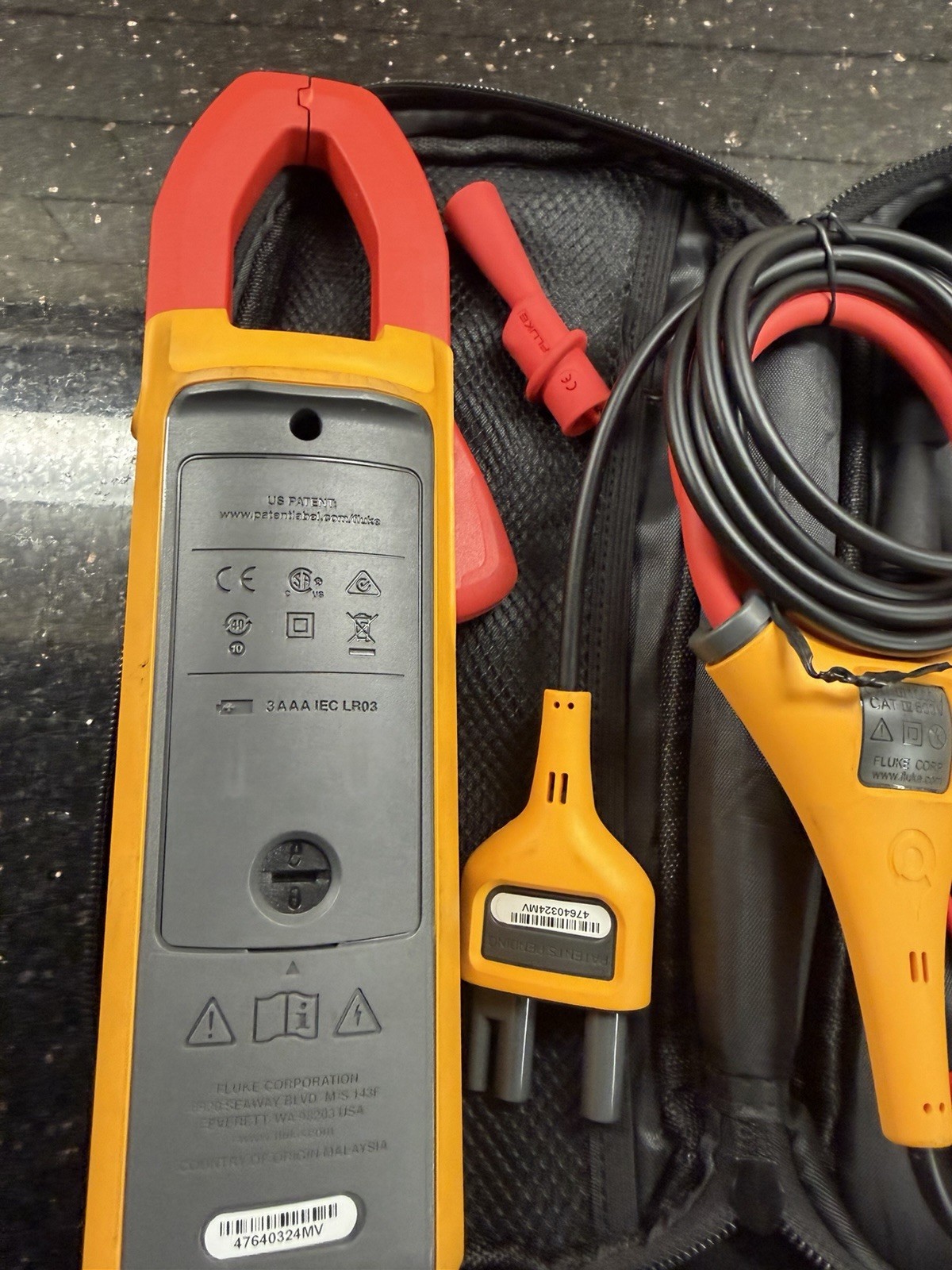 Fluke 381 Remote Display True-RMS AC/DC Clamp Meter with iFlex Open Box !!