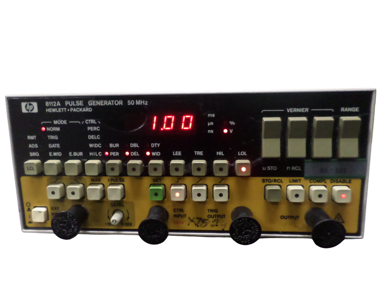 HP 8112A PULSE GENERATOR 50MHz – Free Shipping