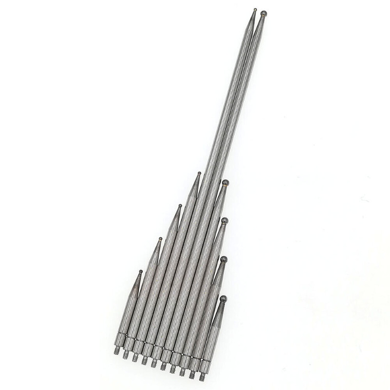 M1.6 Thread Shank Carbide Contact Points for Dial Test Indicator Long Rod Stem