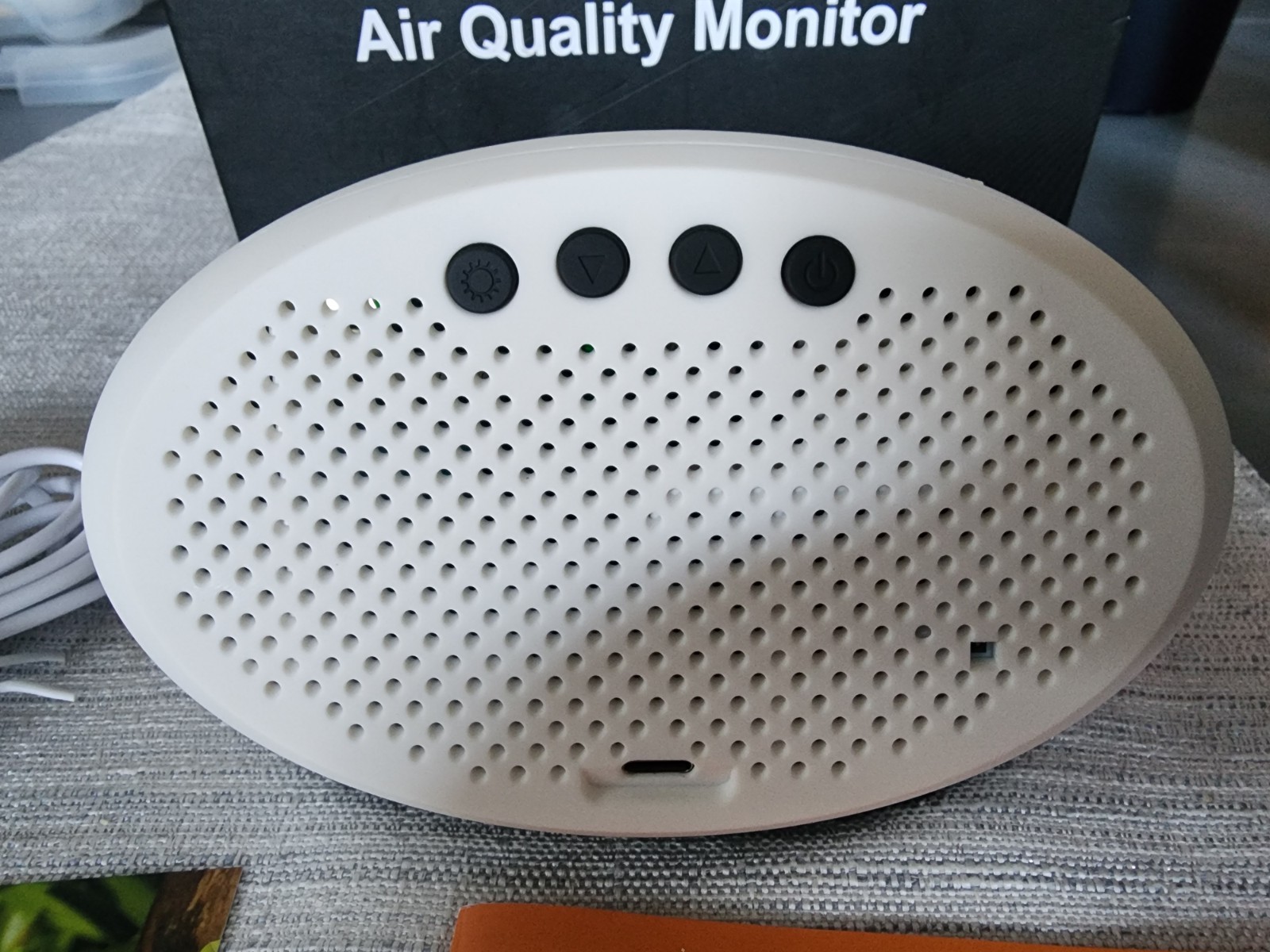 12-in-1 Air Quality Monitor CO2 TVOC HCHO PM2.5 PM10 Temperature Humidity USB