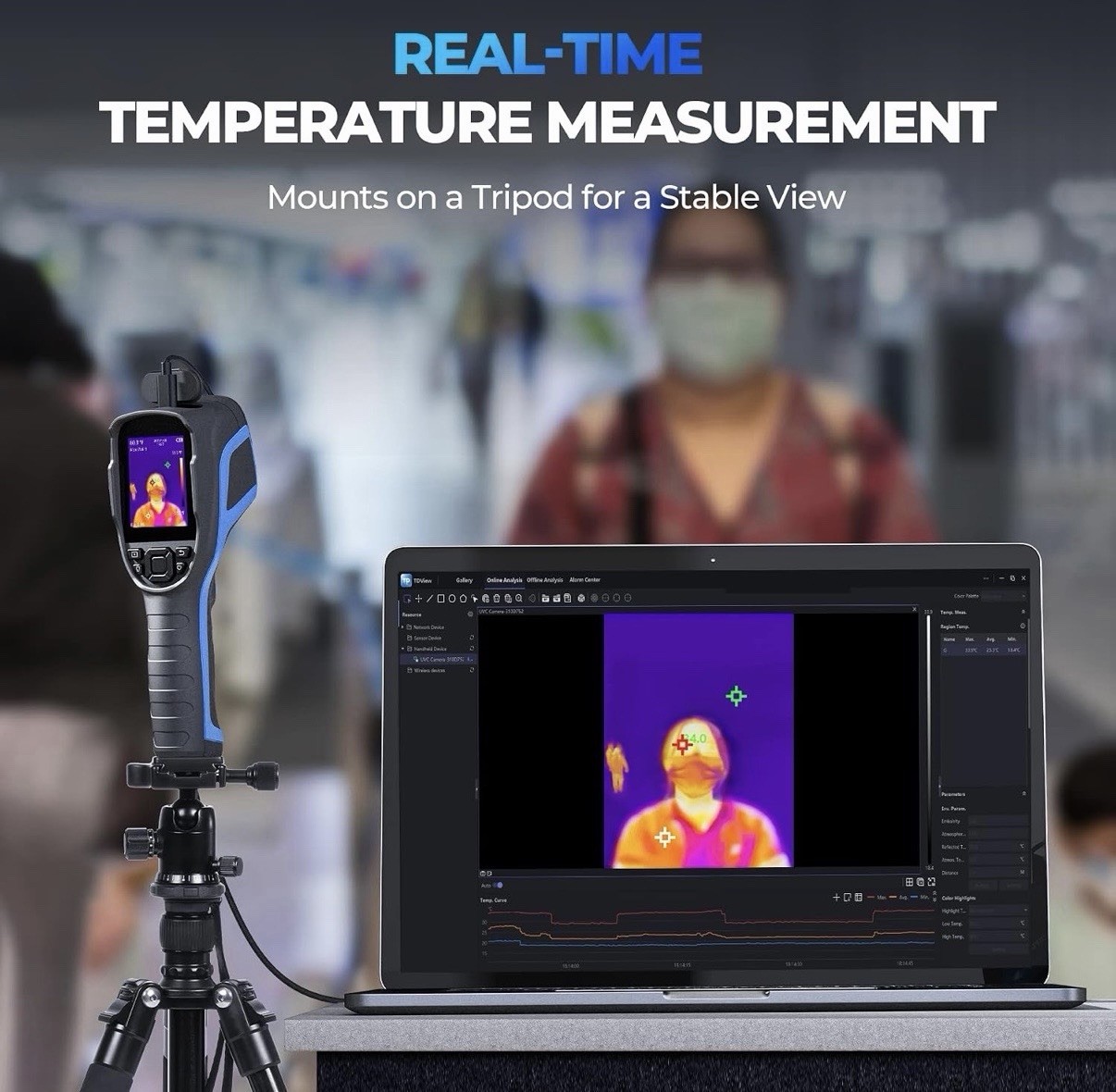 TOPDON TC004 Handheld Thermal Imaging Camera High 256×192 IR Resolution New