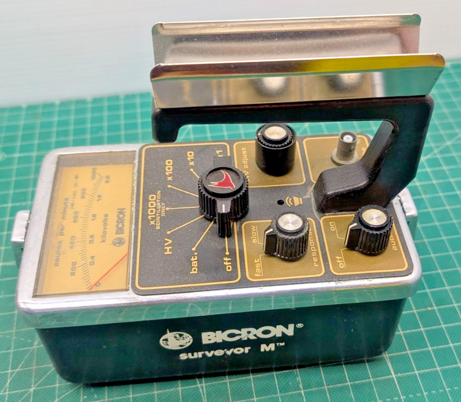 Bicron Surveyor M Radiation Meter Untested!