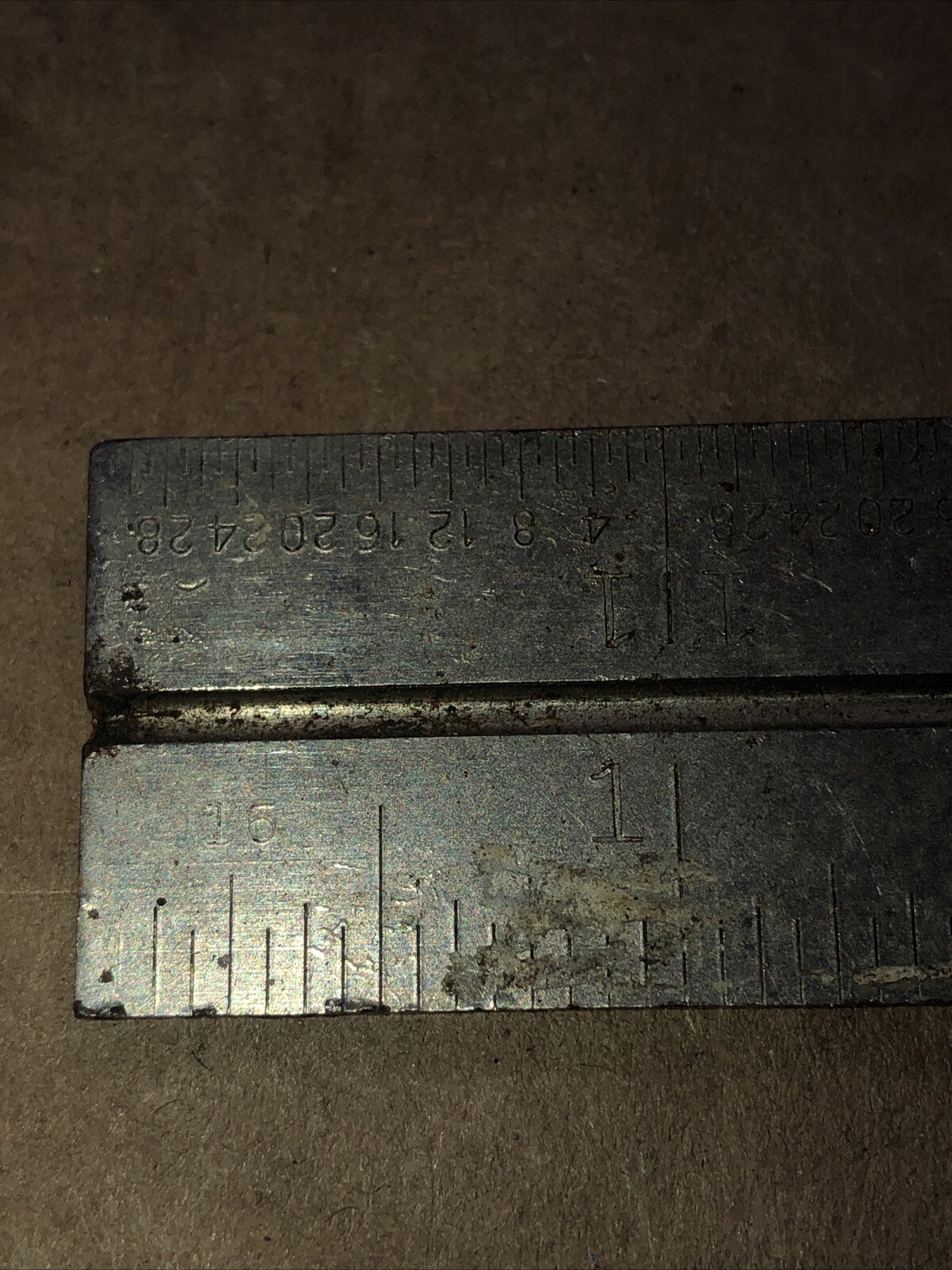 Vintage Unbranded 12-Inch English Combination Square Made In USA !