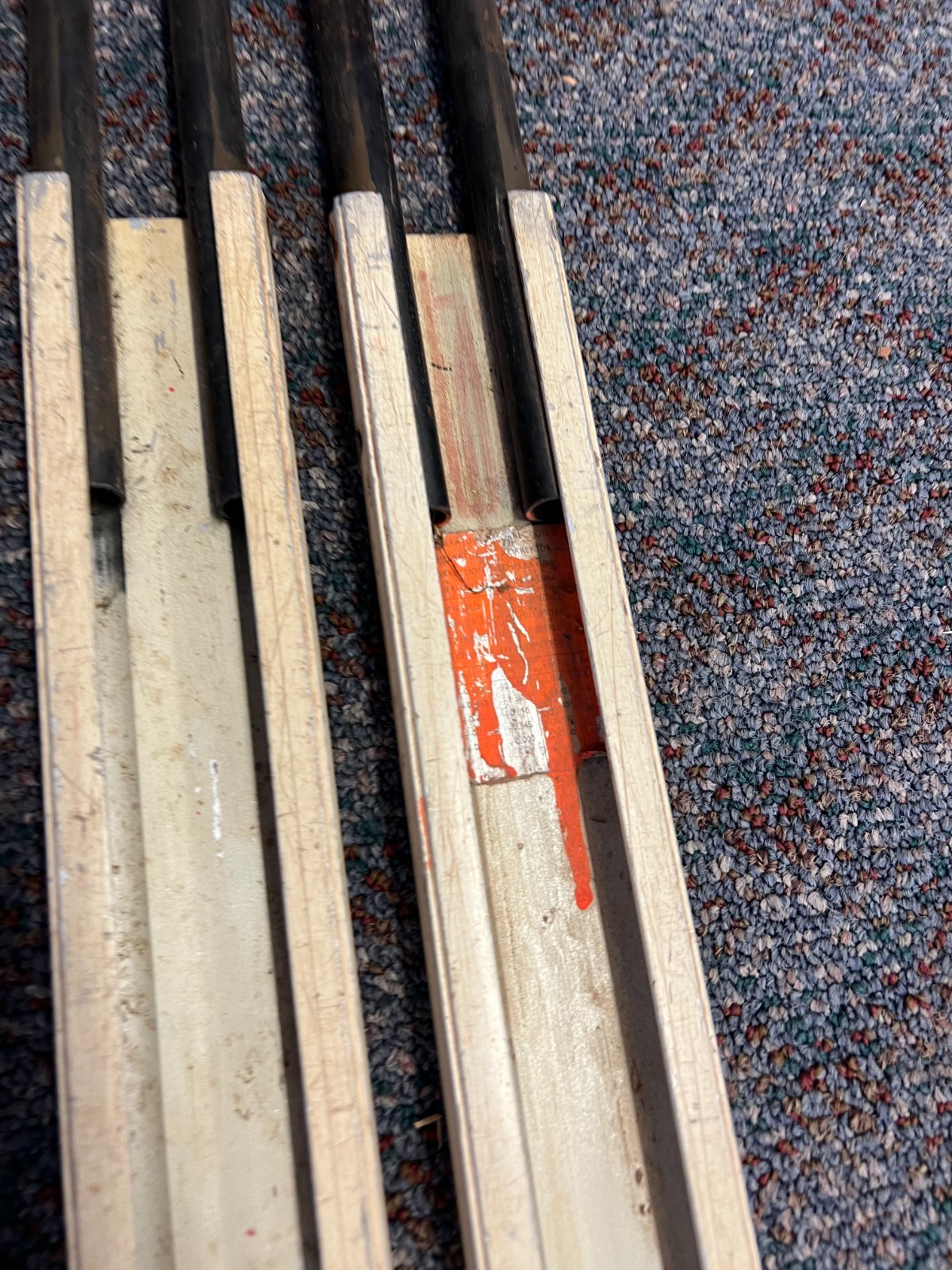 16 Ft ALUMINUM MEASURING STICK surveying rod rule surveyor vintage story pole