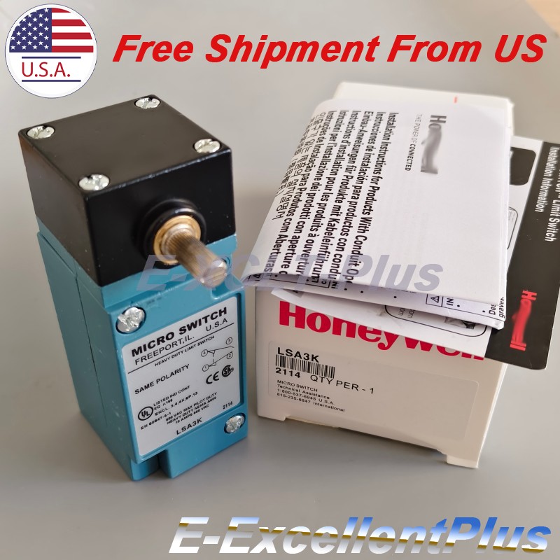 For Honeywell LSA3K Micro Switch Heavy Duty Limit Switch Rotary Lever 10A 600VAC