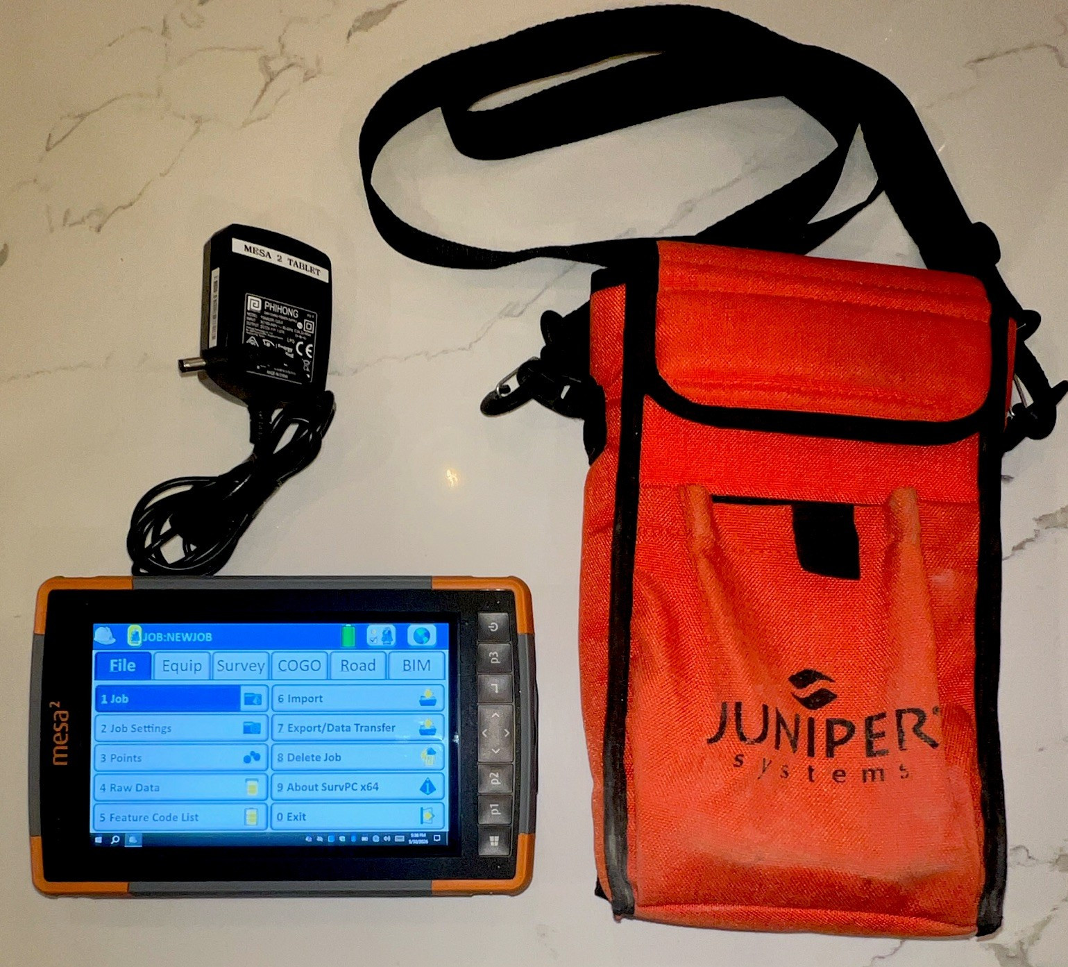 Juniper Systems Mesa 2/ RT3 Rugged Tablet. Carlson SurvPC 7.0 License Included.
