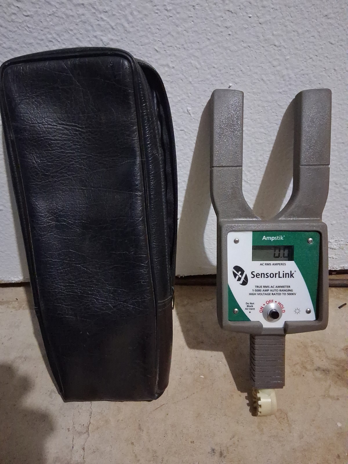 SensorLink 8-020XT AC RMS Ammeter Current Clamp 1500A with Case