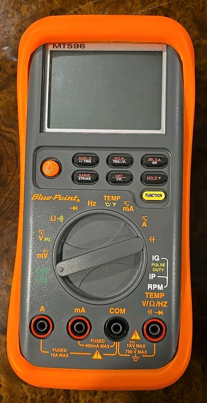 Blue-Point Tools Multimeter MT596 w/ Wire Leads in Soft Case