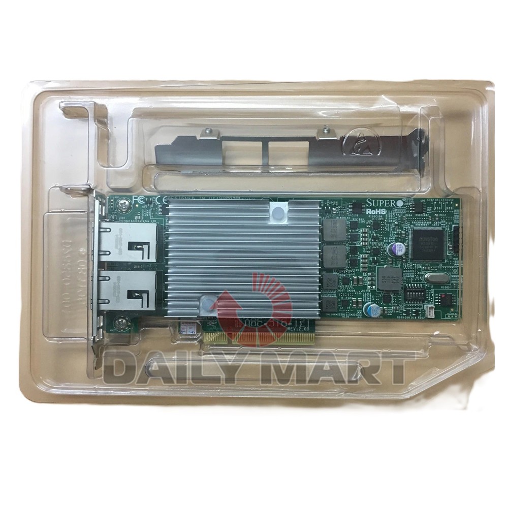 New In Box SUPERMICRO AOC-STG-I2T 10GBE Network Adapter Card
