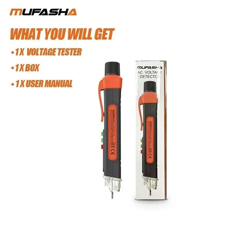 Non-Contact Voltage Detector 12-1000V AC Tester Pen Smart Breakpoint Finder