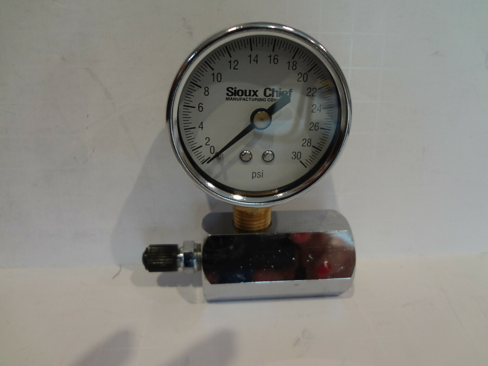 Sioux Chief 30 LB. Gas Test Gauge 3/4″ FIP 2″ dial 51803