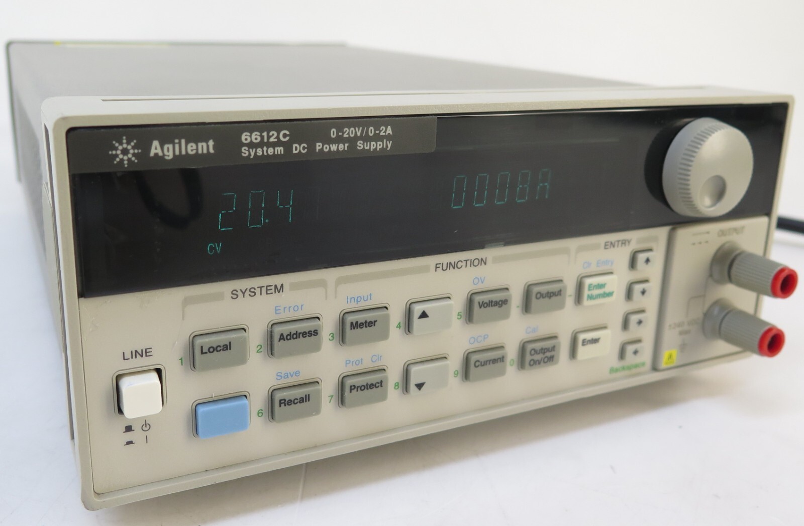 Agilent 6612C 40 Watt, System DC Power Supply 20V, 2A, HP, Keysight