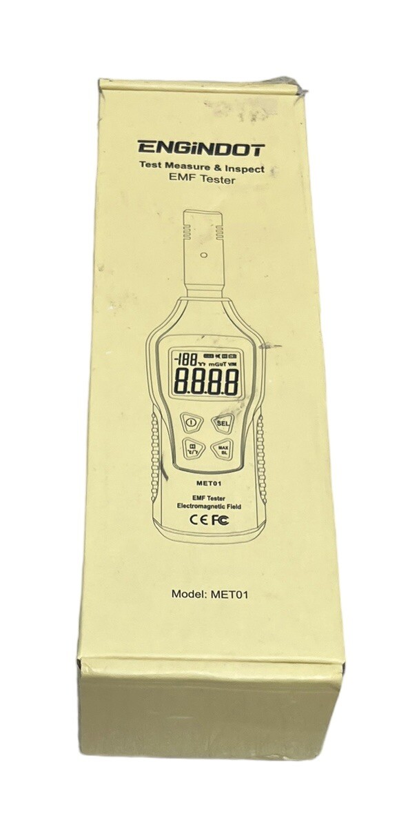 EMF Meter 5HZ-3.5G, Engindot Digital LCD EMF Detector, 3-In-1 EMF Tester, Ghost