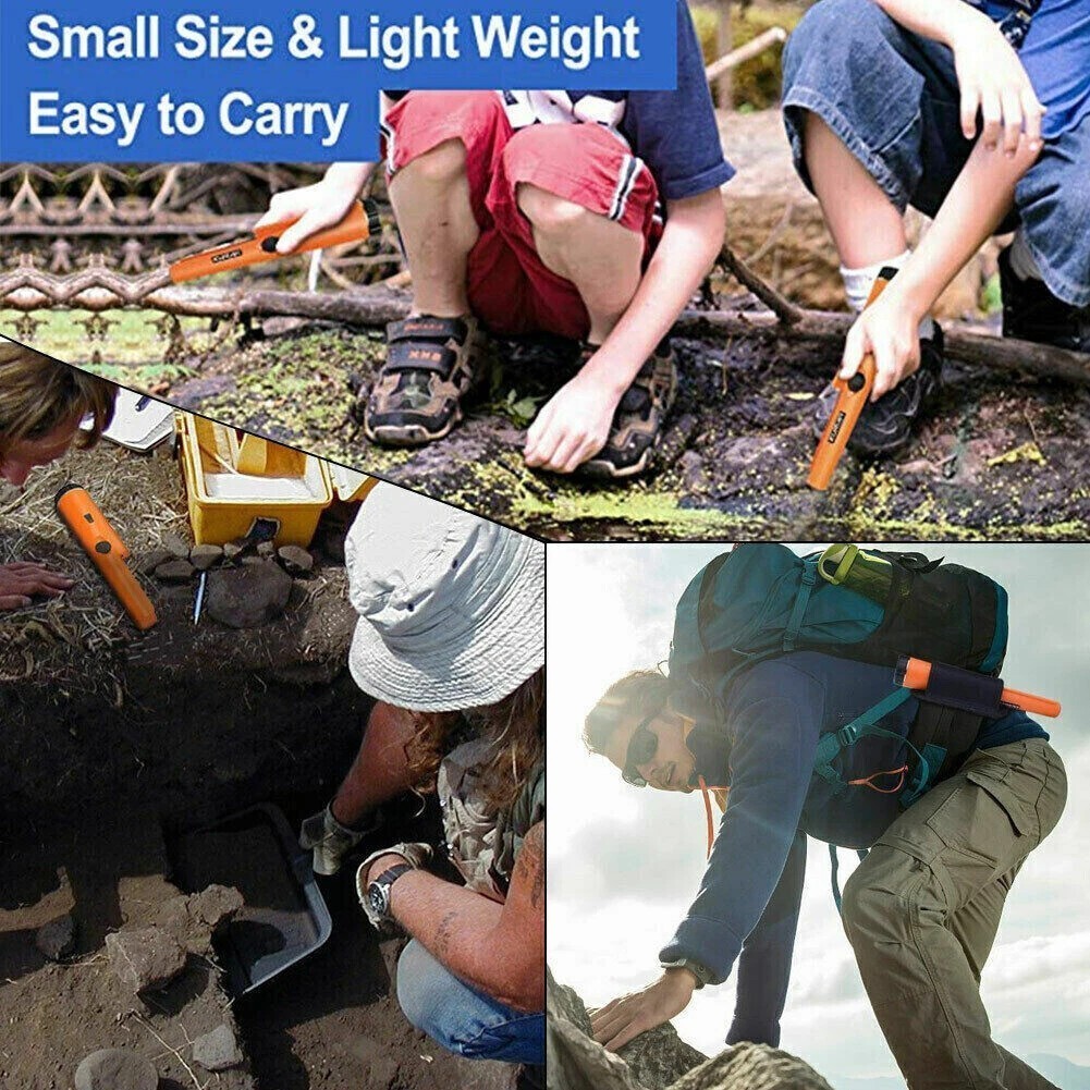 Metal Detector HandHeld Pro Pinpointer Pointer Probe Sensitive Tester Waterproof