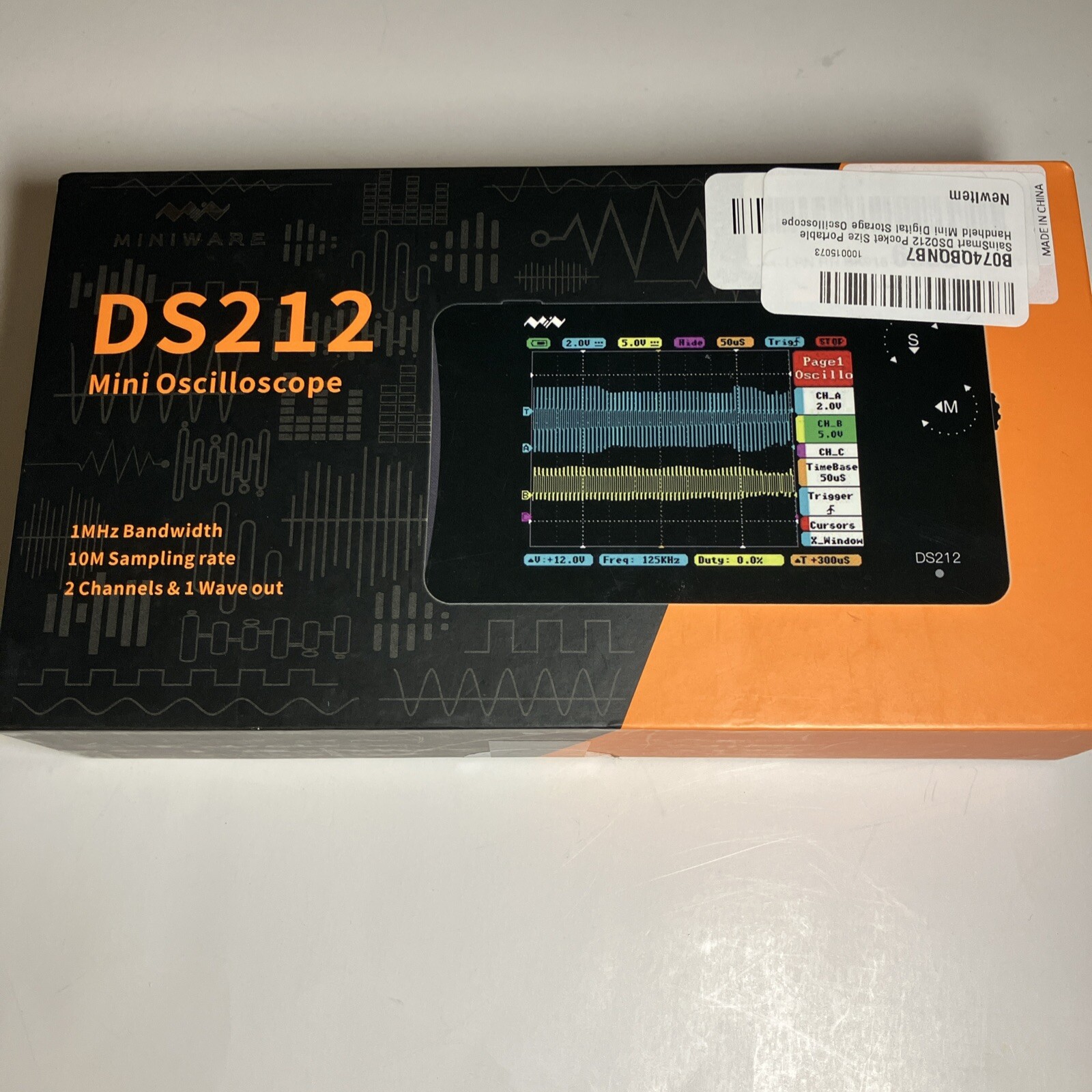 DS212 Pocket Size Portable Handheld Mini Digital Storage Oscilloscope (8)