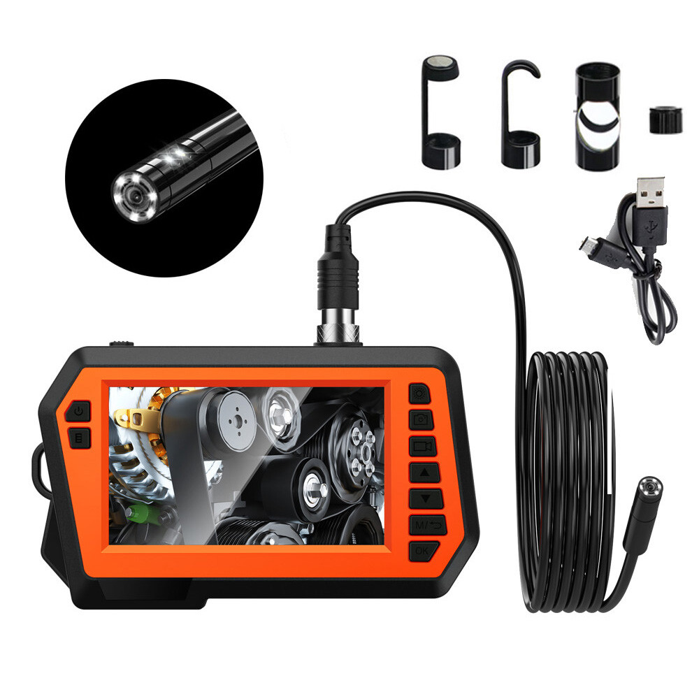 ESANHAO 4.3inch Drain Sewer Inspection Snake Camera HD 1080P Endoscope Borescope